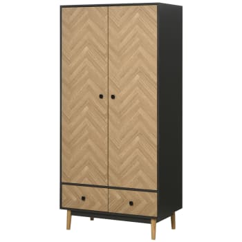 ADDIS Portaposate Per Cassetti – Organizer Da Cucina Nero 5 Scomparti 38x40 Cm - 3