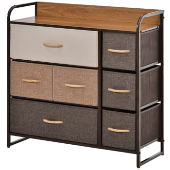 Mobiletto Multiuso HOMCOM – Credenza Con Cassetto E Sportelli, Stile Nordico, 90x30x72 Cm