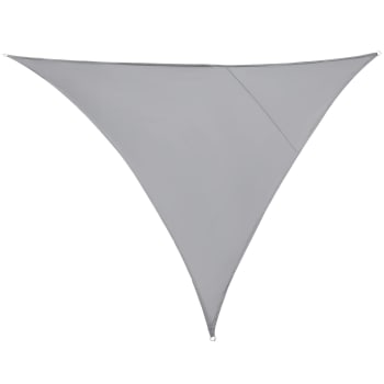 MAANTA: Vela Ombreggiante Premium Quality Triangolo 5x5x7.07m - Impermeabile  270g - Colore Bianco