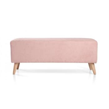 MORFEO BEDROOM - Banco de cama para dormitorio color rosa