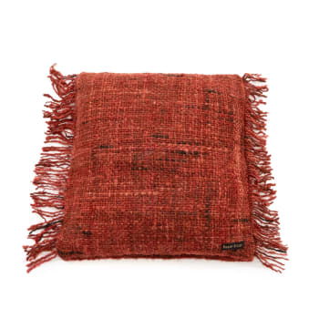 OH MY GEE - Coussin en coton rouge 40x40