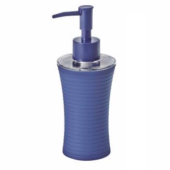 Design - Distributeur de savon en polystyrène bleu