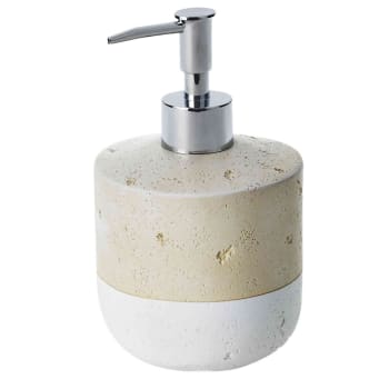Hammam - Distributeur de savon en polyrésine ecru