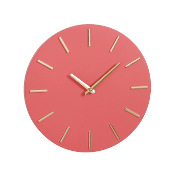 Brixen - Reloj de aluminio rosa d35.5