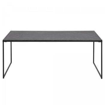 Infinitix - Table basse effet marbre rectangulaire 120x60cm