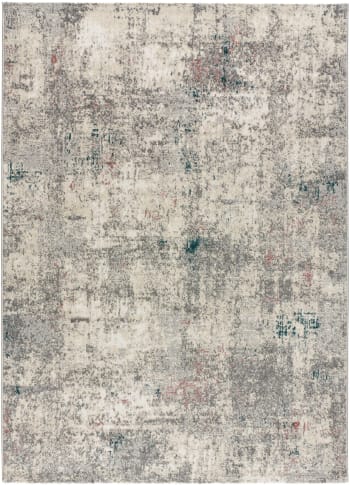 TIBET - Tapis abstrait gris, 140X200 cm