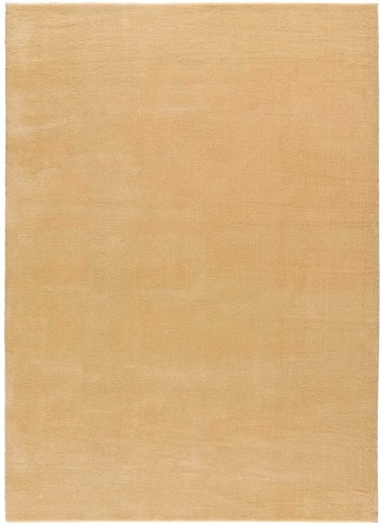 Loft - Einfarbiger waschbarer Teppich senf, 160X230 cm