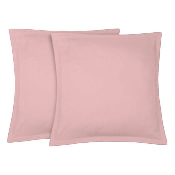 Hortense - Federe (x2) lino lavato 65x65 rosa