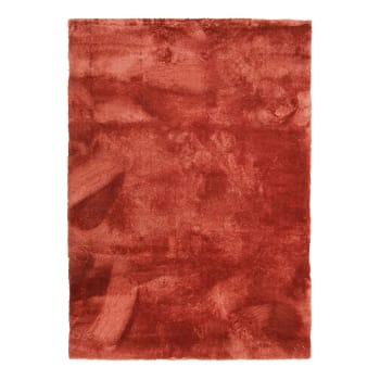 Tapis de Salon ou chambre en sable 240x340, Tapis poil ras moderne et doux, Rectangulaire