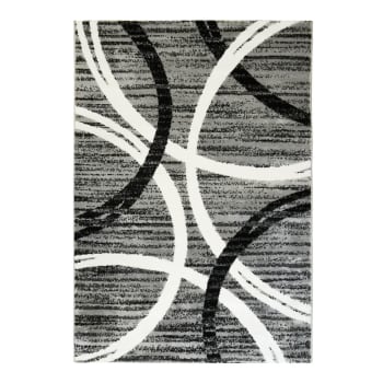 Undergood - Tappeto effetto lana fantasia archi grigio 120x170