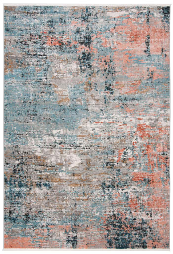 Shivan - Innenteppich in Grau und Rosa, 160 X 229 cm
