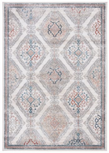 Tappeto da interno Azzurro & Bianco Avorio, 91 X 152 cm Oregon