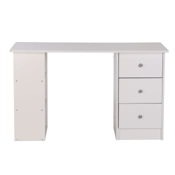 Scrivania Computer DLISITING Con Cassetti, 119 Cm: Scrivania Ufficio Moderna Con Prese USB E Ripiani
