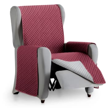 CIRCULOS - Protetor cubre sillón acolchado 55 cm  rojo   gris 55 cm