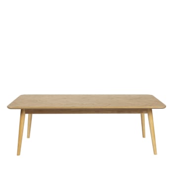 Fabio - Table basse en bois 120x60cm bois clair