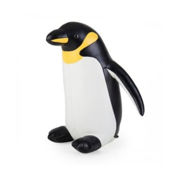 Fermalibri fatto a mano "pinguino reale" 1kg multicolore
