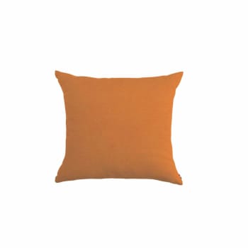 Letizia - Cuscino arancio arredo in morbida microfibra 42x42 cm