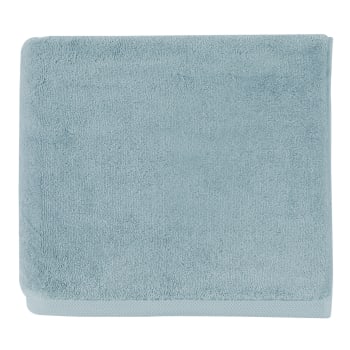 Drap de bain CLAIRE 70x140 bleu marine en coton