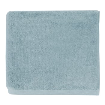 ESSENTIEL - Drap de douche en coton bleu 70x140
