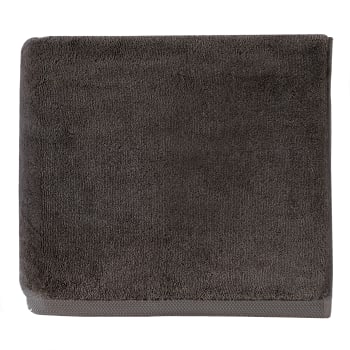 ESSENTIEL - Drap de bain en coton gris graphite 100x160