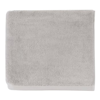 ESSENTIEL - Drap de bain en coton gris clair 100x160