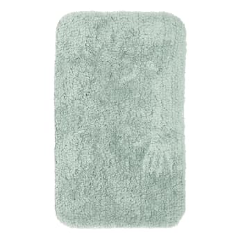 Essential - Tapis de bain tufté uni en Polyester Vert 50x80 cm