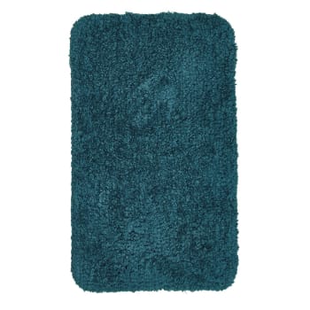 Essential - Tapis de bain tufté uni en Polyester Bleu 50x80 cm