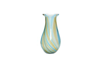 Kaleido - Vase en verre multicolore H30