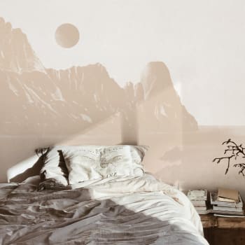Papier peint panoramique prendre le large 1 425 x 250 cm beige