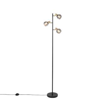 Lampada da terra a 3 luci Italia anni 50 - Creazioni D'interni