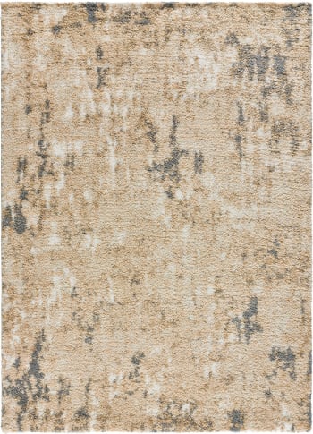 ENYA - Tapis design scandinave texturé dans les tons beiges, 80x150 cm