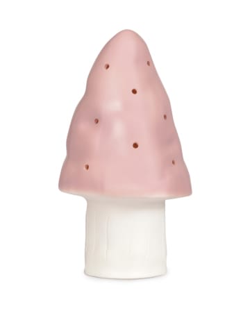Lampe veilleuse champignon rose (28 cm)