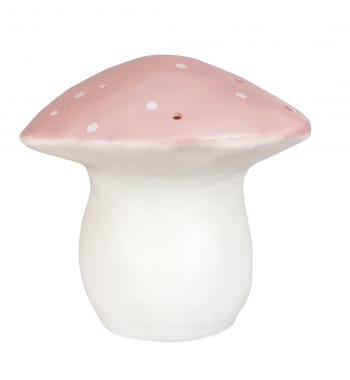 Lampe veilleuse champignon rose (30 cm)