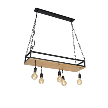 Shelf - Suspension en bois noir