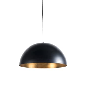 Lampada A Sospensione Cubo Metallo Nero, Stile Industriale Vintage, Attacco E27, Per Cucina E Bar