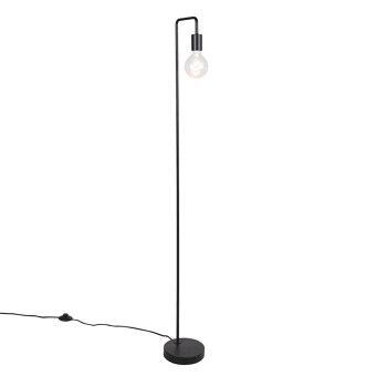 Facil - Lámpara de pie acero negro 19.5 x 18 x 145    (cm)