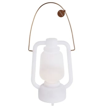 Storm - Lampe de table en plastique blanc