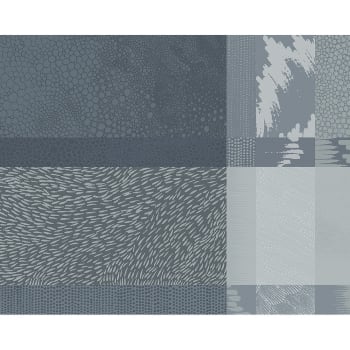 Mille matieres orage - Set enduit imperméable pur coton gris 40X50