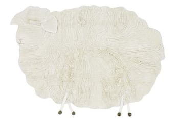 PINK NOSE SHEEP - Tapis lavable 120x170 blanc