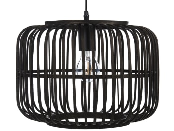 Macheke - Lampe suspendue en bambou noir