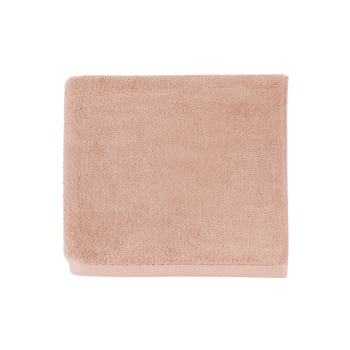 ESSENTIEL - Drap de bain en coton rose 100x160