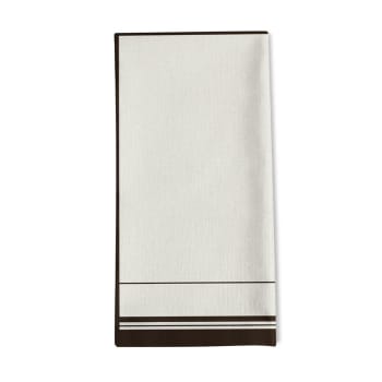 BEAURIVAGE - Serviette de table lin Blanc 50x50 cm