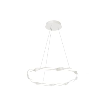 SAND - Suspension minimaliste et élégant en forme d'anneau blanc ø51 cm