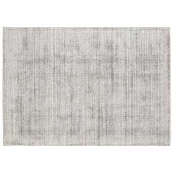 Tapis Blanc et Gris en Polyester 80 x 200 cm Cla…