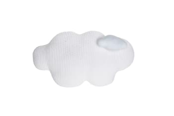 SHAPES - Coussin nuage coton blanc 23x35