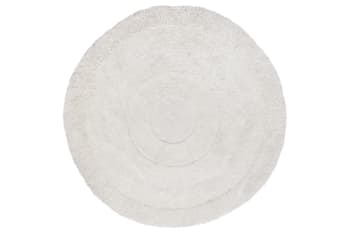 ARCTIC - Tapis lavable blanc D250 cm