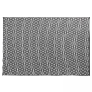 Solys - Nordischer PVC-Außenteppich Grau