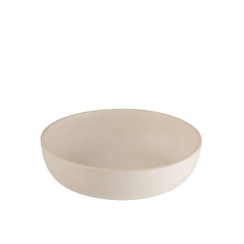 Cuenco de pasta marie cerámica crema 23 cm