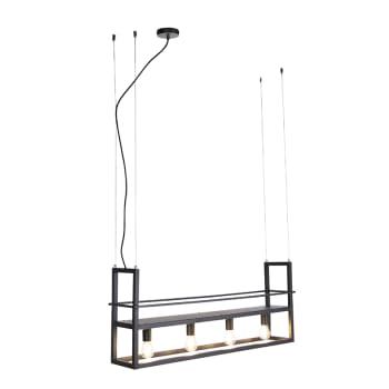 Cage rack - Suspension en acier noir