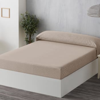 PAUL - Pack 2 unidades plaids multiusos sofa cama beige 180 x 260 cm